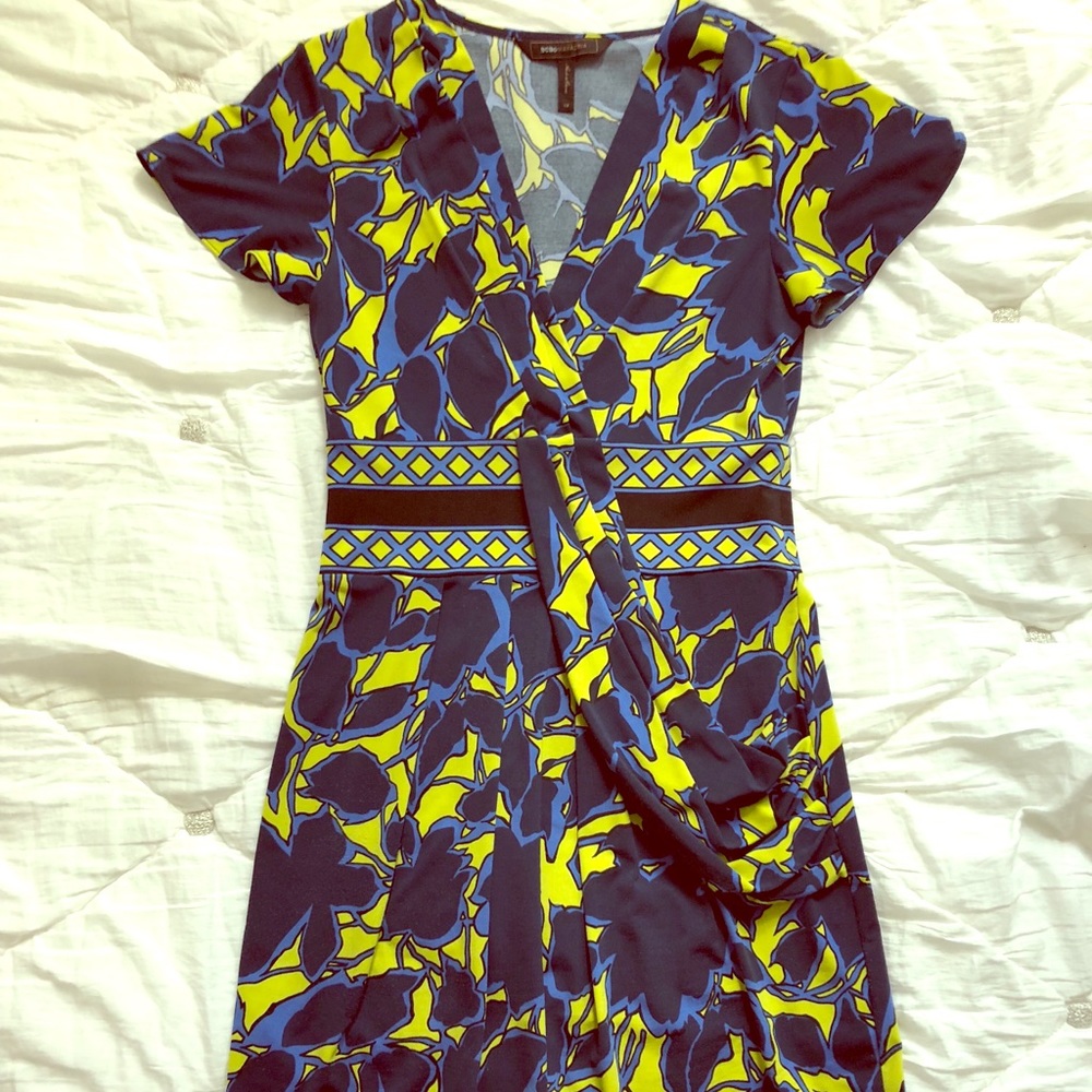 Bcbg faux wrap dress